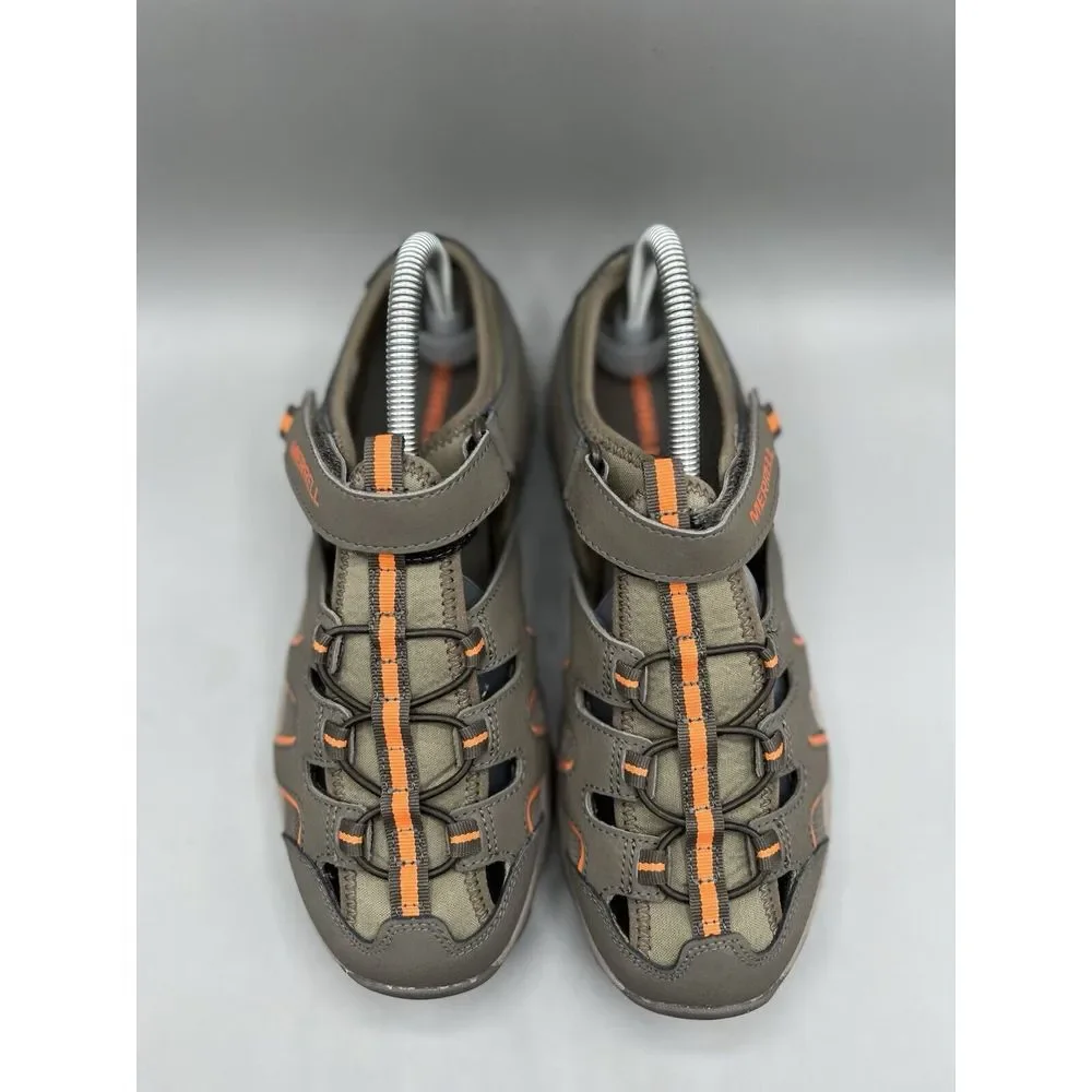 MERRELL Select Fresh Sandals Womens Size 7W Tan Orange Cushion Beach Swim Casual